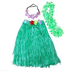 Fantasia Adulto Havaiana Festa Temática Tropical Luau Carnaval Hawaian