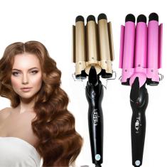 Triondas Modelador de Cachos Profissional 25mm Bivolt Prancha Turmalina Cerâmica Ondas Perfeitas Anti Estático