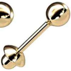 Brinco De Bola 3.0Mm Baby - 18K