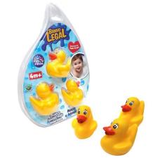 Kit 3 Patinhos Borracha Macio Brinquedo Para Banho Do Bebê - Pais e Fi