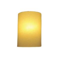 Arandela Meia Cana Retro Md-2003 Cúpula Em Tecido 25-18x10cm Algodão Crú - Bivolt