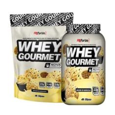 Kit Pote + Refil Whey Protein Gourmet - FN Forbis Nutrition-Unissex