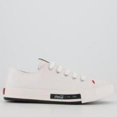 Tênis Coca Cola Daytona Feminino Branco-Feminino