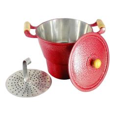 Cuscuzeiro Panela Alumínio Fundido Craqueado Gigante N20