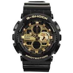 Relógio Casio G-Shock Dourado Masculino Anadigi GA-140GB-1A1