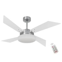 Ventilador Tecno Branco 127V e Controle Remoto - Mais de Casa, 110V