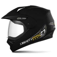 Capacete Motocross Pro Tork Liberty Mx Vision 56 58 60 Moto, 58, PRETO
