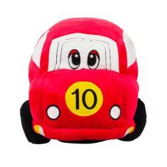 Carro Corrida Vermelho 31cm - Pelúcia - Fofy Toys