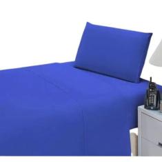 Jogo de Lençol Solteirão 3 Peças 180 Fios Com Elástico para Cama de So