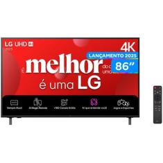 Smart TV 86" LG 4K Ultra HD 86UA8550PSA webOS 25 7 AI Processor 4K Gen