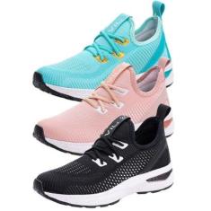 Kit 3 Pares Tênis Feminino Esportivo para Academia Caminhada-Feminino