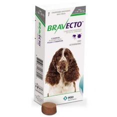 Antipulgas Bravecto MSD Cães 10 a 20Kg Mastigável Dose Única