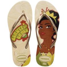 Chinelo Havaianas Slim Princesas Disney Feminino