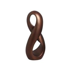 Escultura Moderna Infinito 1 Decoração Em Cerâmica Café