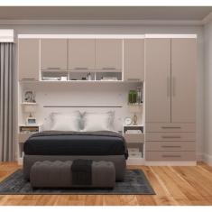 Guarda Roupa Dormitório Modulado Alpes Casal 1,58 m Queen - Roupeiro Luciane M02