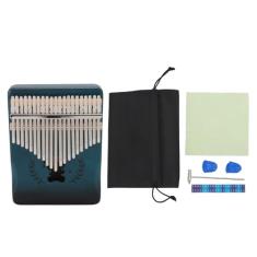 Piano de Dedo 21 Teclas, Madeira de Pêssego Kalimba Dedo Instrumento Musical Kalimba Piano de Polegar Com Martelo de Afinação Instrumentos Musicais Presente de Aniversário para