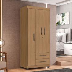 Guarda Roupa Solteiro 3 Portas Avanhandava Nature 