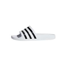 Chinelo Adidas Adilette Aqua Branco e Preto - Feminino - 38-39 - Branco
