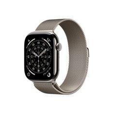Apple Watch Series 11 GPS + Cellular, Caixa Natural de Titânio de 46 mm, Pulseira Natural Estilo Milanês, Tamanho M/G - MFD04AM/A