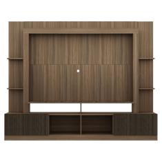 Rack Estante com Painel Tv 65 e 2 Portas Oslo Madeirado