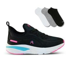 Tênis Feminino Esportivo Treino Academia Slip On-Feminino