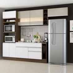 Cozinha Completa Safira com Armário e Balcão