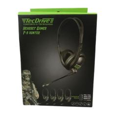 Fone de ouvido headset F-9 Hunter TecDrive - X-CELL, Vermelho, 1