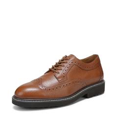 Vionic Lombard Oxford masculino, Couro bronzeado, 41