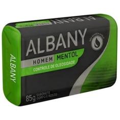 Sabonete Albany Homem Antibac Mentol Controle de Oleosidade 85g