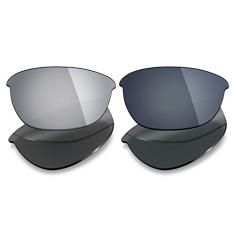 Mryok 2 pares de lentes polarizadas de substituição para óculos de sol Oakley Half Jacket 2.0 - Opções