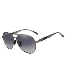 Óculos de sol clássicos Kingseven Anti-Reflexo Polarizados (Cinza)