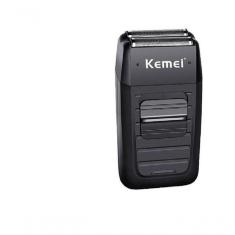 Barbeador Elétrico Kemei 2 Em 1 Lamina Dupla 220v Km-1102