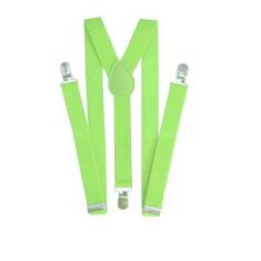 Fantasia Suspensório Verde Limão Adulto Ajustável - Lynx produções