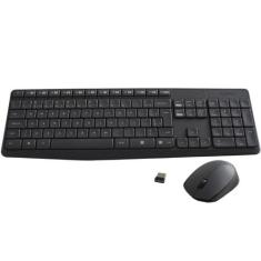 Kit Teclado e Mouse sem Fio Logitech MK235