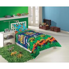 Jogo de Cama Microfibra Solteiro Estampado Patrulha Canina Menino 1,40 m x 2,20 m Com 2 peças