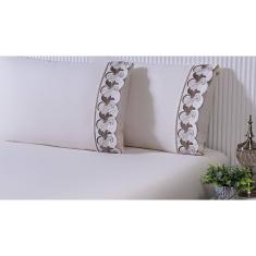 Jogo Lençol Casal Viúva 2,03Mx1,20Mx30Cm 3 Peças 200 Fios