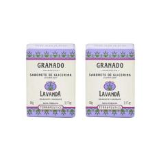 Sabonete Granado 90G Glicerina Lavanda-Kit C/2Un