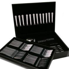 Faqueiro Class 101 Peças Class Home, Aço inox, 101 peças, Preta