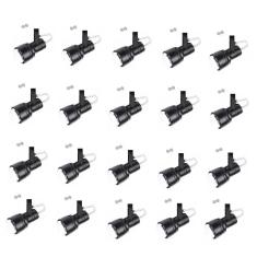 Kit 20 Spot Trilho Perfilado Eletro calha Par20 Bulbo OL4