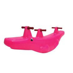 Balanço Gangorra Infantil Grande 3 Lugares Crocodilo PLayground-Brinqu