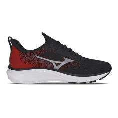 Tênis Mizuno Cool Ride 2 - Masculino - Preto-Vermelho