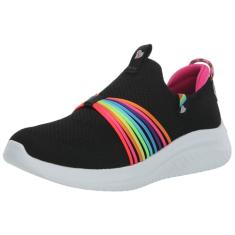 Skechers Tênis feminino Ultra Flex 3.0, Preto/Multi, 16