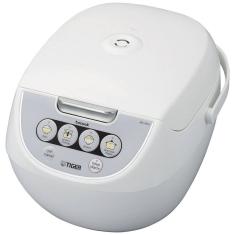 Panela de Arroz Elétrica 1.2L Multifuncional com 4 Configurações e Desligamento Automático, 110v, TIGER CORPORATION JBV A10U W, Branco