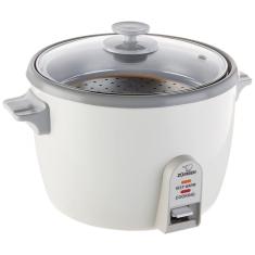 Panela de Arroz Elétrica 2.4L com Função Manter Aquecido, 600W, Branca, 110v, ZOJIRUSHI NHS 18, Branco