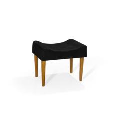 Banqueta estofadas para penteadeira espuma d-28 pes palito - DELACOSTE