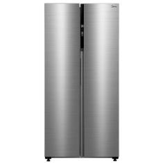 Geladeira Midea MD-RS598FGA Inverter Side By Side 442L, Inox Conectada