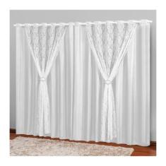 Cortina de Renda em Oferta 3,00x2,50 Tecido Grande Marrocos - EMPÓRIO 