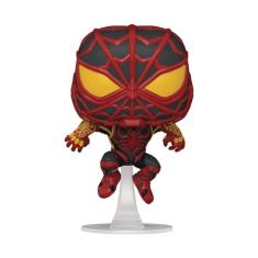 Funko POP! Miles Morales (S.T.R.I.K.E. Suit) Spider-Man (Marvel Gamerverse) #766
