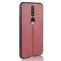 Capa para celular Nokia X71 Proteção robusta 360° Capa de couro liso para Nokia X71