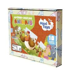 Quebra-Cabeça De Animais Progressivo - Maxi Toys